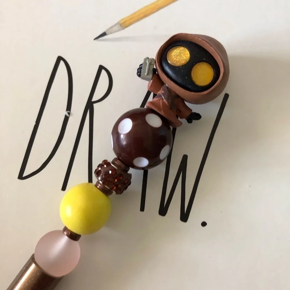 Disney Doorables: Star Wars: Jawa handmade beaded pen
